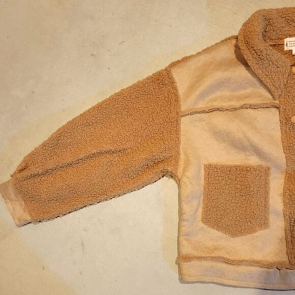 Cherrybark Pocketed Sherpa Jacket - Mocha - Picture 8 of 11